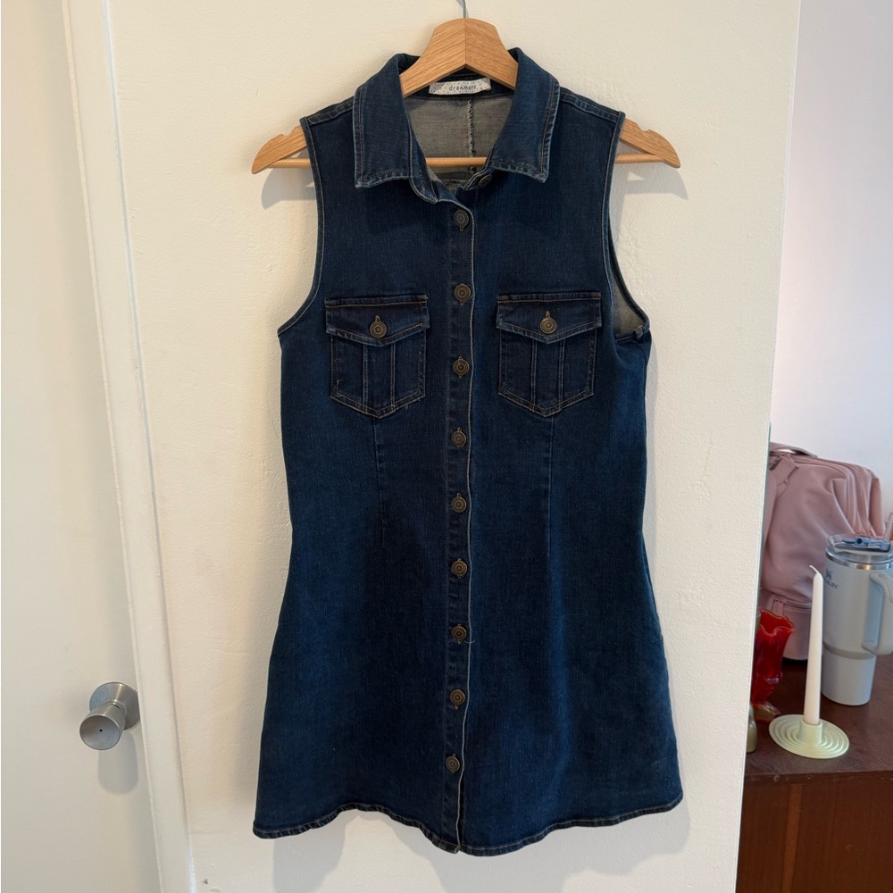 Vintage Denim Mini Dress